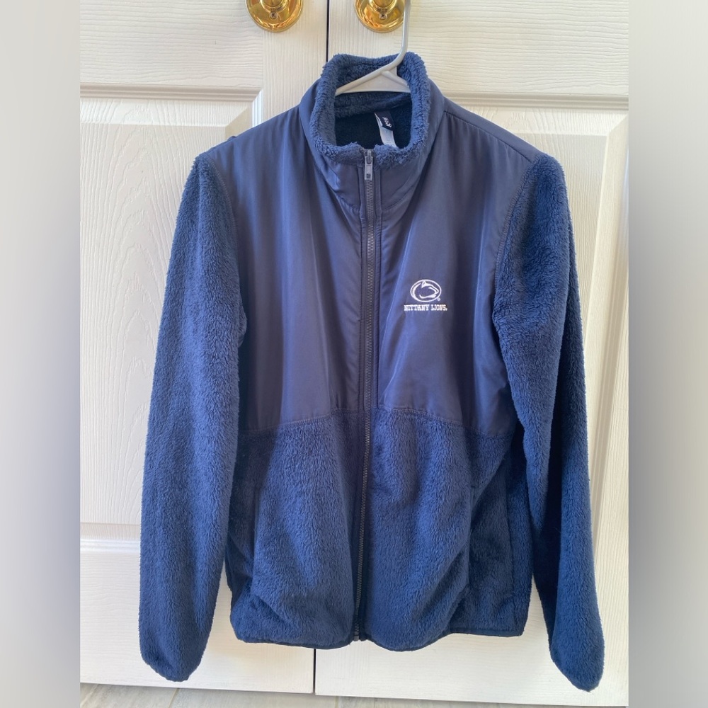Penn State Navy Plush Fleece Jacket